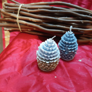 Pine cone Tree Candle