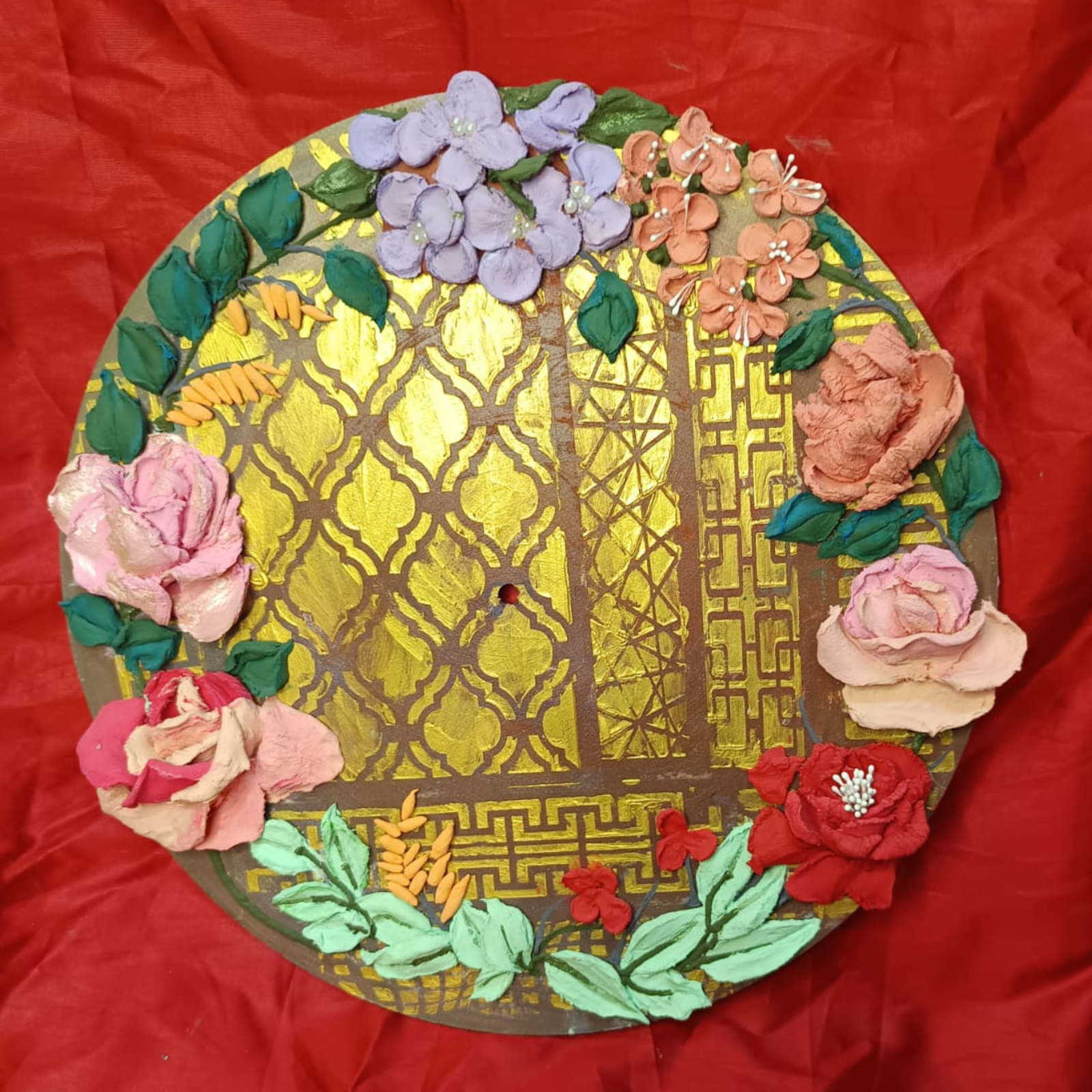 Wall clock 10 inch Russian Sculpture masterclass